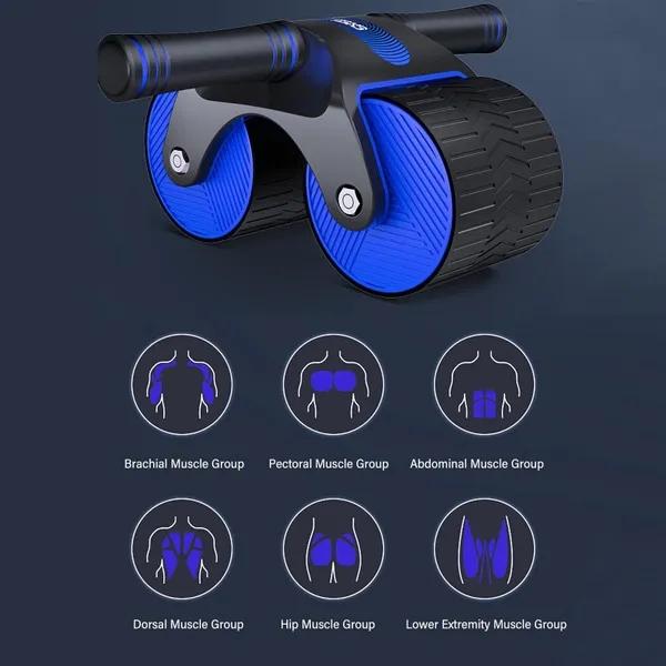 Automatický kolový abdominální posilovač pro začátečníky