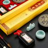 Chinese Calligraphy Writing Brushes Ink Stick Stone Stamp Set Training Tool