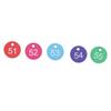 50Pcs Bright Colorful Round Number Labels ABS Number Labels Plastic Number Labels  Beekeeping