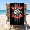 Sport Club Football Crest Printed Beach Towel, Super Soft Microfiber, Perfect Gift Birthday, for Pool, Beach, Travel, for family and friends
