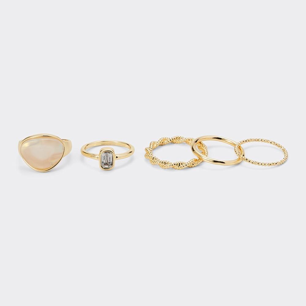 

Металлическое кольцо GU от Uniqlo Stone 5P