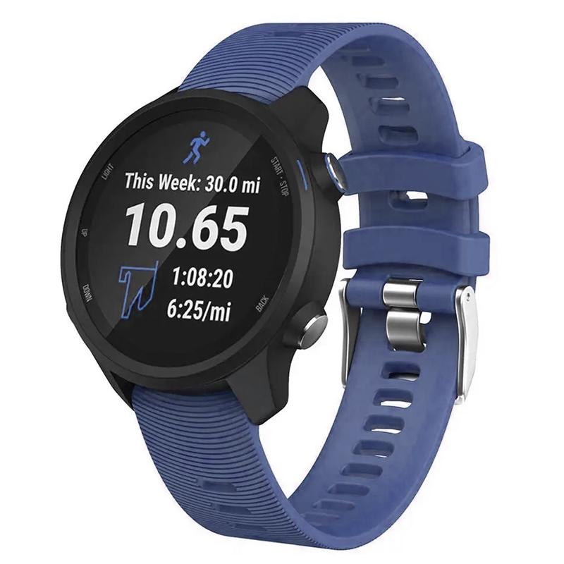 20mm Colorful Strap For Garmin Forerunner 245 245m 645 Music Vivomove 3 HR Sport Silicone Smart Watchband Bracelet