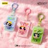 The Powerpuff Girls Flash Courage Series Velvet Hanging Card Keychain Genuine Animation Collection Peripheral Toy