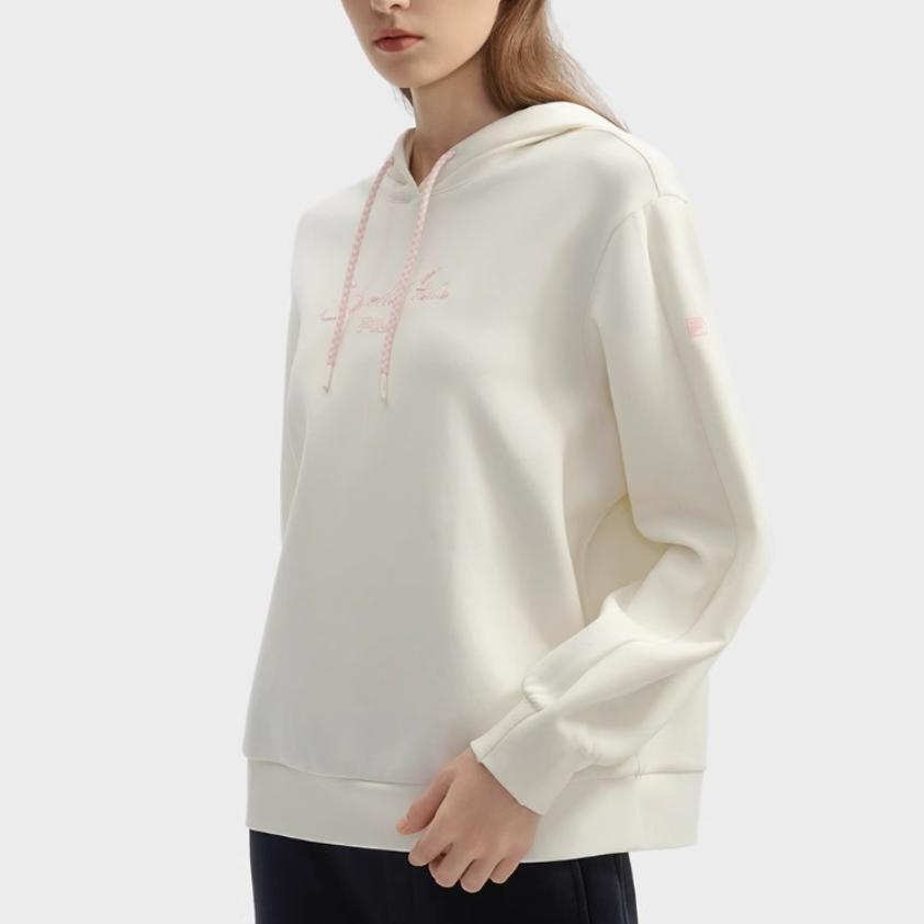 New FILA Sweatshirt Women's Mist Lotus White F11W443201FIV