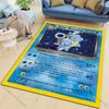 Tappeto Tappetino Pikachu Charizard Squirtle Stampa Tappeto per Soggiorno Camera da Letto Decorazione Divano Tappeto per Aree della Casa Tappetino Antiscivolo Tappeti da Gioco
