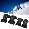 Adult Knee Elbow Pads Set Thigh Support Stabilization for Motorcycle Skateboarding Skiing Protective Hard Shell