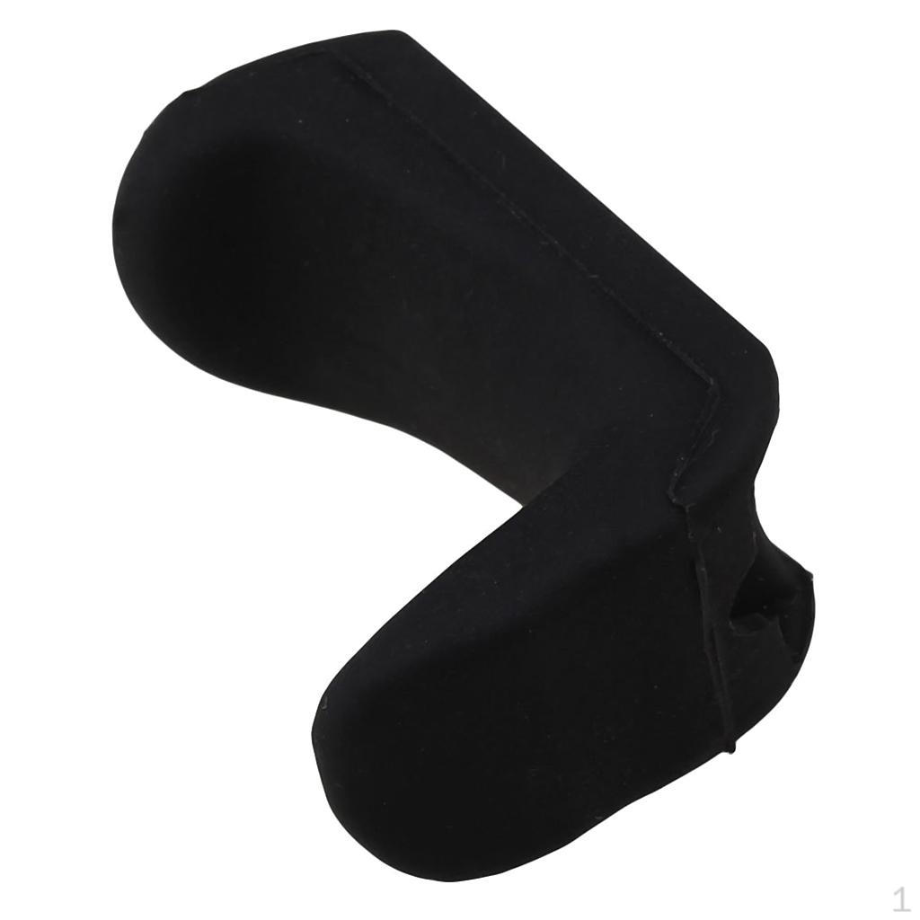 Black -17.5mm Adjustable Rubber Clarinet Thumb Rest Cushion for