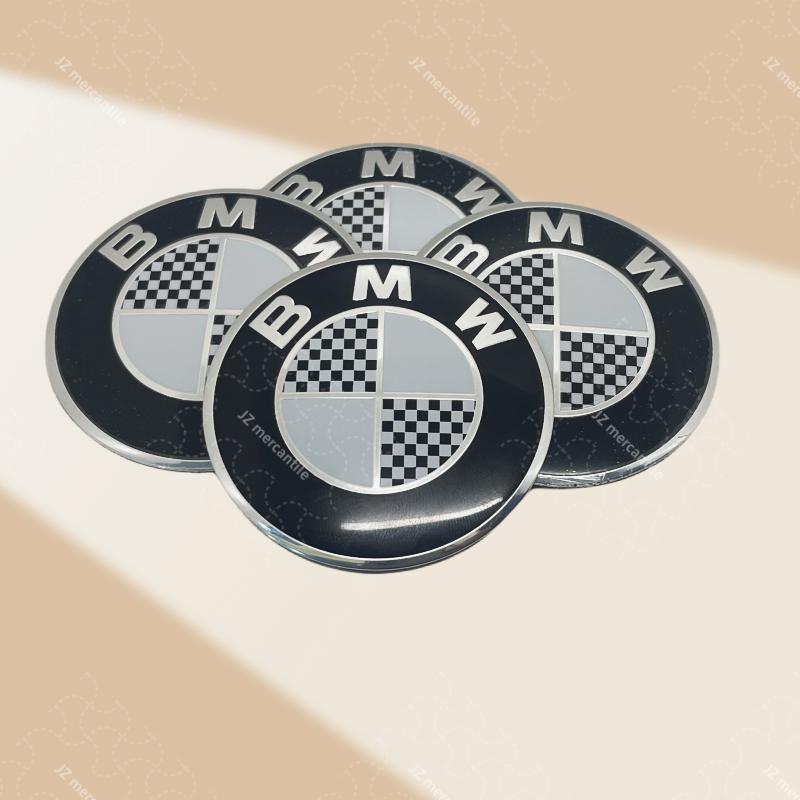 4pcs-60mm automobile wheel hub sticker logo rim cover badge For BMW X1 X3 X5 X6 Z4 M2 M3 M4 modified hub center sticker
