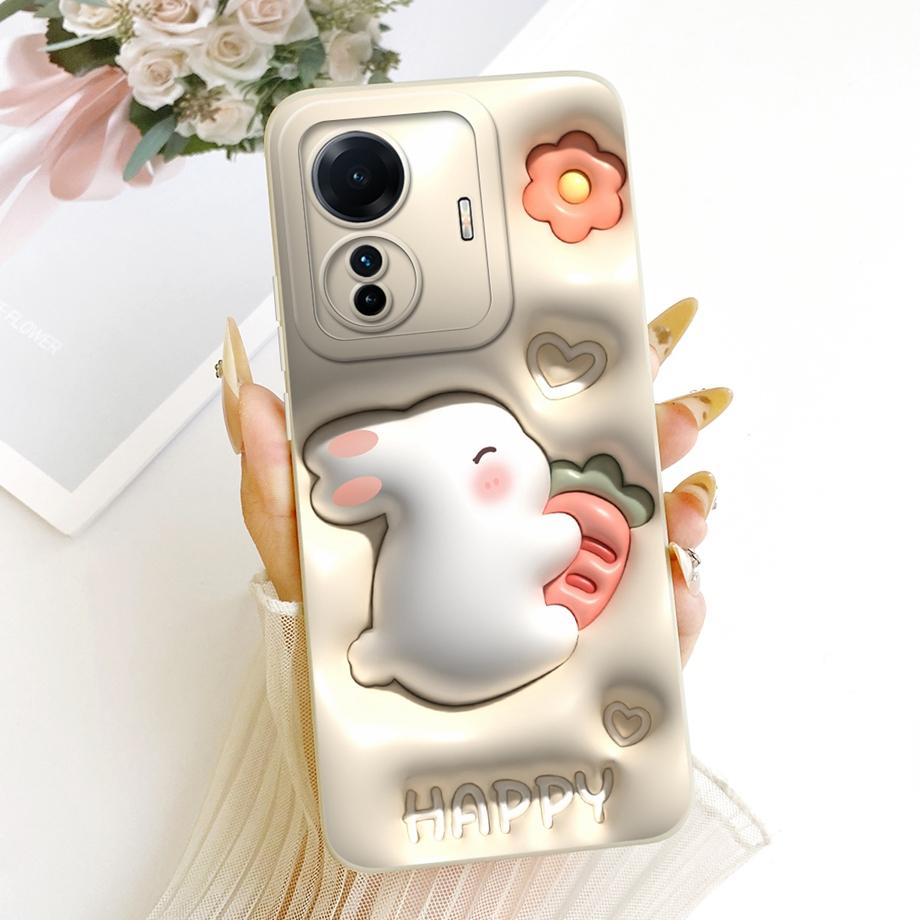 Cute Cartoon Black Cat Dragon Soft Silicone Case For Vivo T1 Pro IQOO Z6 Pro 5G Vivo S15e 5G Phone Shell Shockproof Cover Bumper