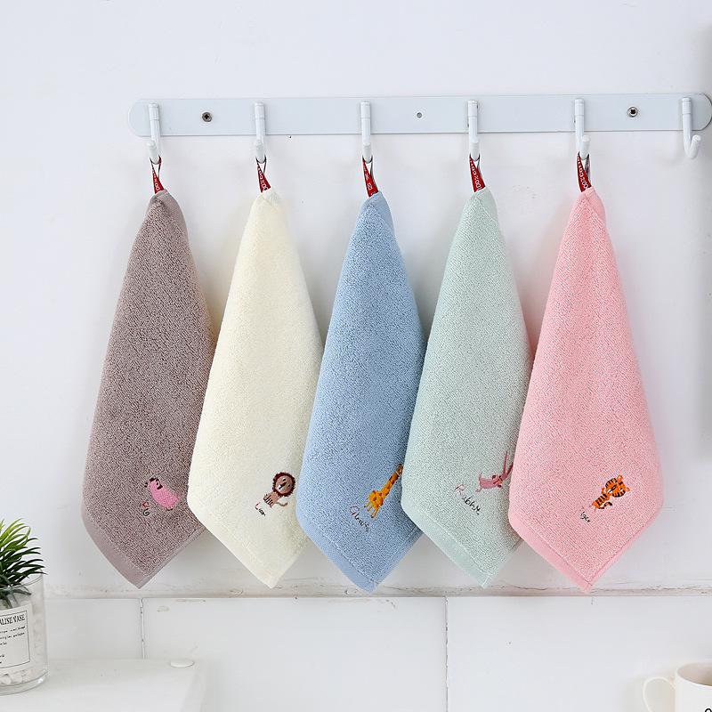 Soft Absorbent 32-Strand Cotton Baby Towel 25x25cm - Ideal for Face and Hand Washing