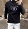 Men's 3D Letter Long-Sleeve Round Neck T-Shirt - Trendy European Autumn Fashion