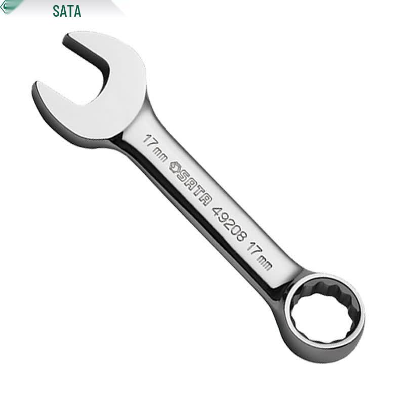 SATA 49204 Metric Fully Polished Short Wrench