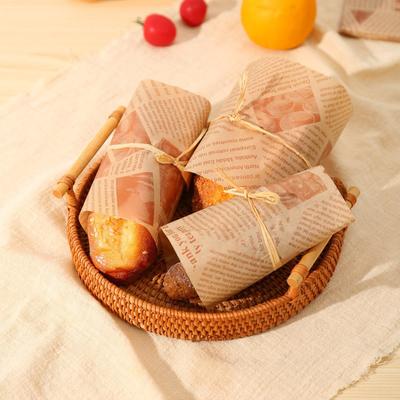 100 Pezzi Carta per Confezionare Sandwich Cartoni Animati Avvolgimento Usa e Getta Domestico Resistente all'Olio Rotolo di Pollo Colazione Cottura Strumento da Cucina
