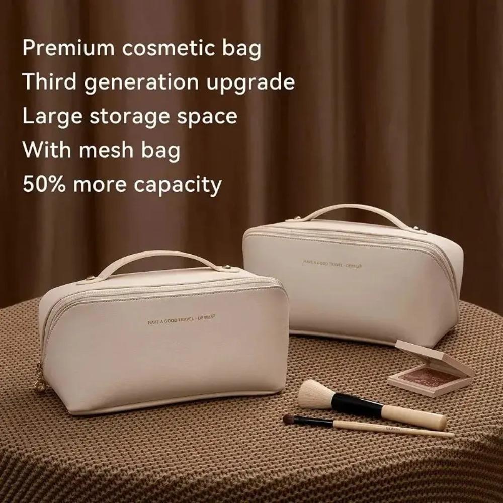 Kit de almacenamiento de cosméticos, neceser de viaje de gran capacidad, bolsa de maquillaje Ins Advanced Sense, bolsa de almacenamiento de cosméticos portátil