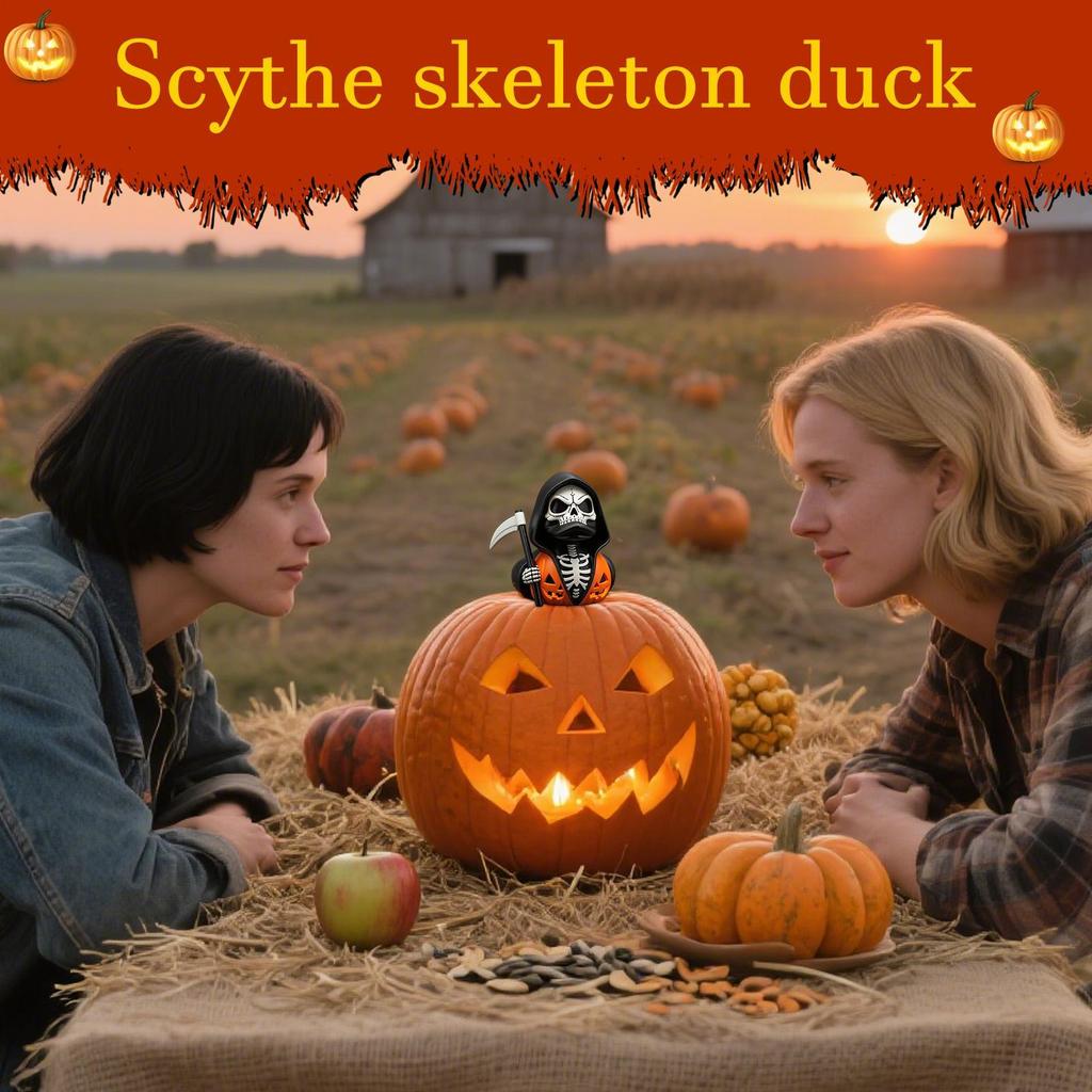 Grim Reapers Duck Grim Reapers Elements And Fun Rubber Duck Shapes Scary Death Duck Statue For Home Decor Halloween Decoration