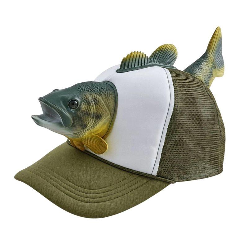 Smieklīga 3D Zivs Dzīvnieka Trucker cepure