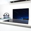 GLASS PROTECTIVE PLATE FOR STOVE 90x52 BLACK