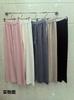 Autumn/winter new solid color simple straight-leg knit pants for women, elastic high-waist, versatile solid-color wide-leg pants