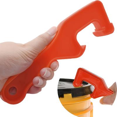 1 Ouvre-bidon de peinture en plastique | Clé pour bidon de peinture de 5 gallons, Léger et durable, Convient pour un usage domestique et industriel, Compact
