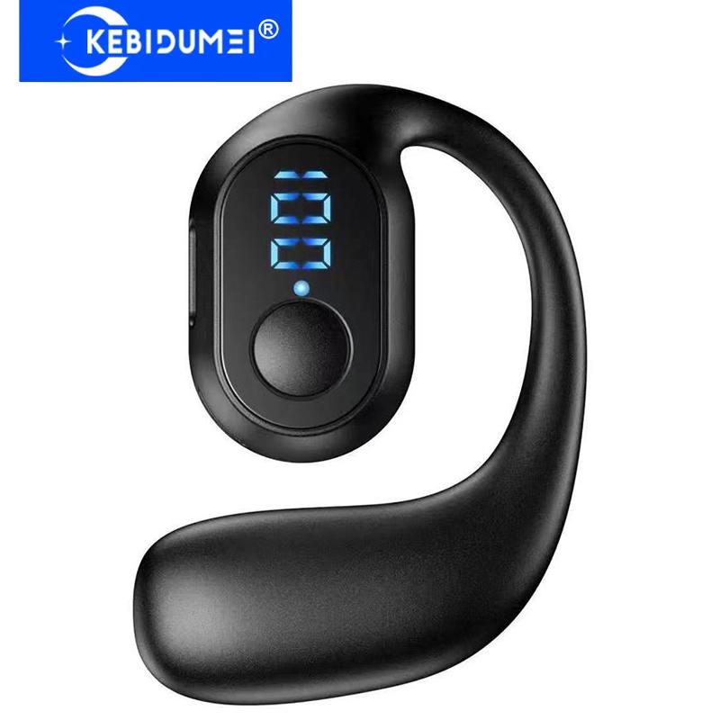Auriculares Bluetooth 5.3 TWS Auriculares deportivos Auriculares inalámbricos con gancho para la oreja Auriculares estéreo de alta fidelidad con reducción de ruido