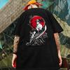 New 3d Japanese Samurai Bushido Print Tshirt For Unisex Summer Casual Street Trend Top Loose Oversized Short Sleeve Oneck T Shirt