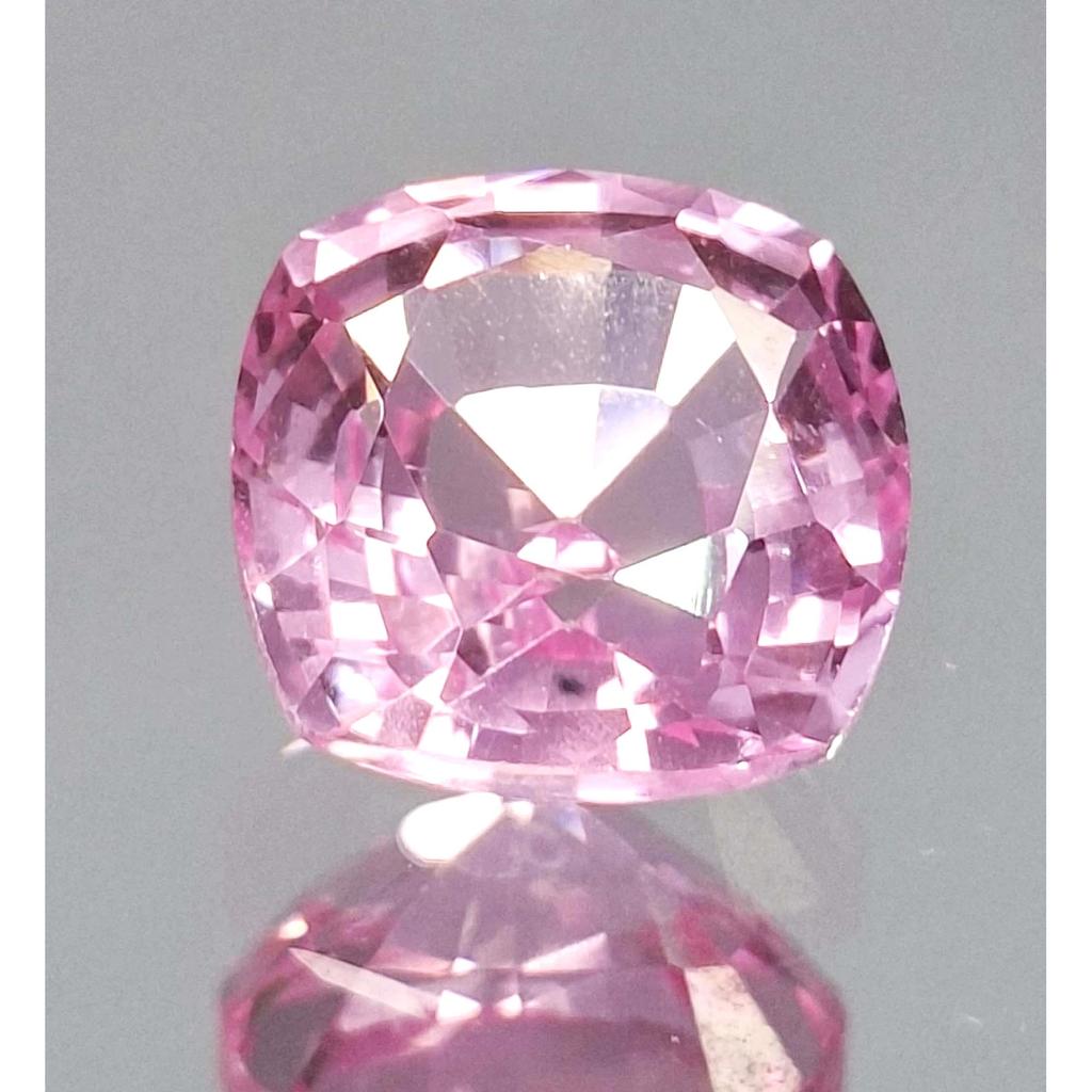 12-14 Ct Natural Light Pink Sapphire Cushion Cut Stunning Certified Gemstone
