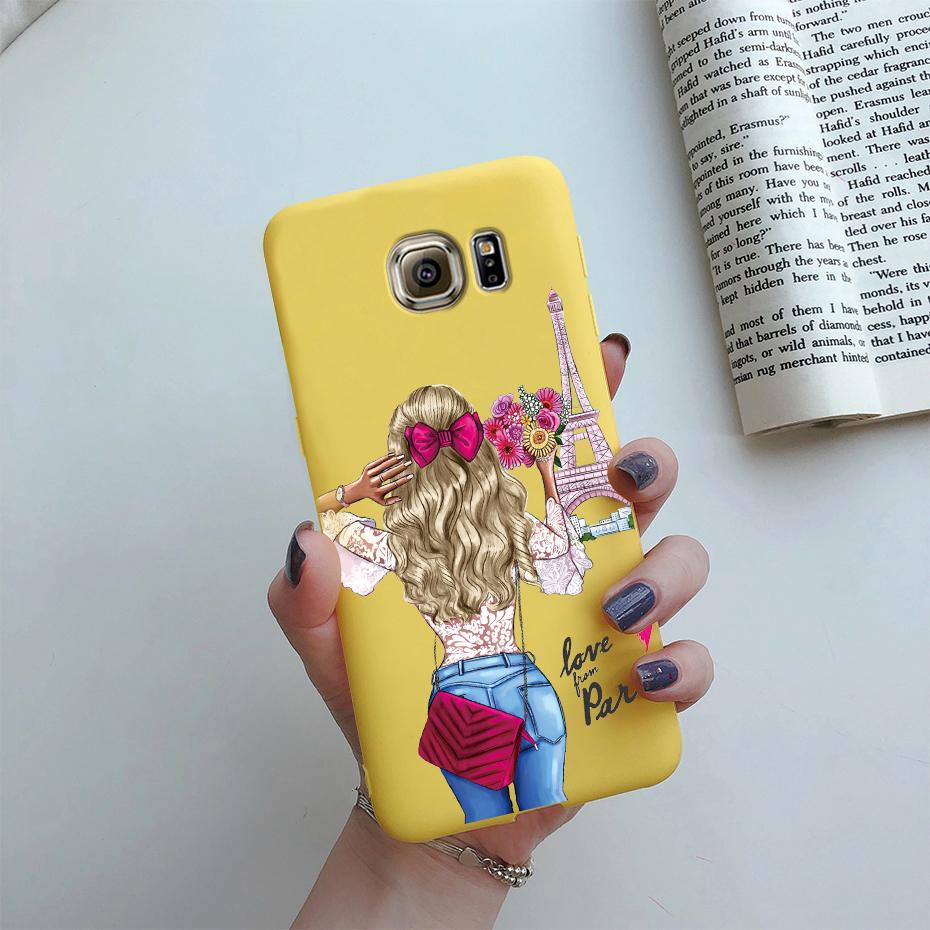 For Samsung Galaxy S7 egde case Cover for Samsung Galaxy S6 edge Case for Samsung S7 S6 G920F SM-G925F Cover Cute Silicon Fundas
