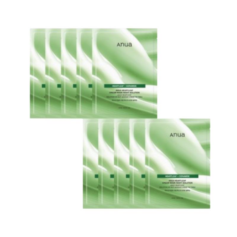 Anua Eoseongcho Cream Mask Night Solution 10 Sheets