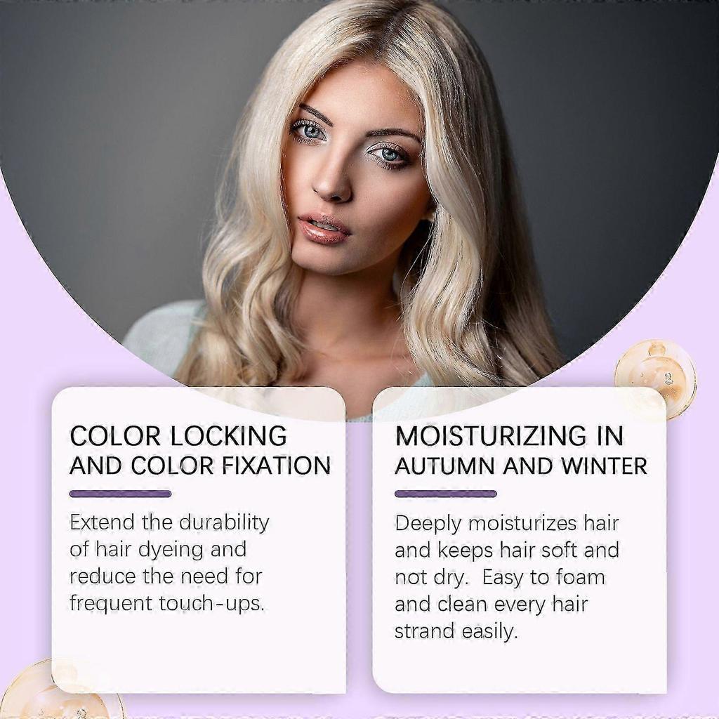Nourishing Purple Shampoo for Vibrant Color, Moisturizing & Sulfate-Free, 100ml