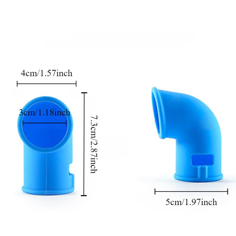 1pc Pressure cooker silicone pipe steam exhaust pipe exhaust hole kitchen accessories чёрный