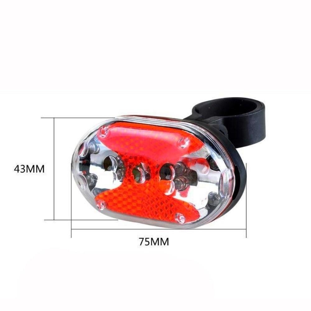 2 Colors Electric Bike Bicycle Taillights  For Bicycle Battery Power Cycling Accessory