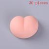 10/30Pcs Stereo Relieve Stress Peach Bum Sticker Mobile Phone Decoration Accessories Fun Butt Mochi Squeeze Toy