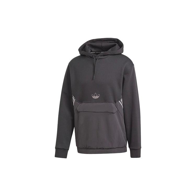 adidas originals Tlm 02 Hoody Casual Sports hooded Pullover Black Men s GD5799 XS