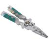 Multifunctional Wire Stripper Foldable Wire Crimper Cutter Voltage Tester Electrical Pliers for Maintenance