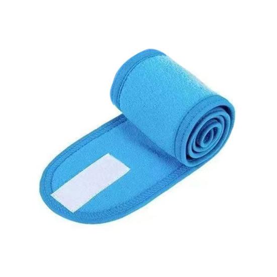 Hair Strap with Adjustable Fastener Tape Comfortable Velvet Cloth Fast Absorption Makeup Bathing Dressing Exercise Hair Band