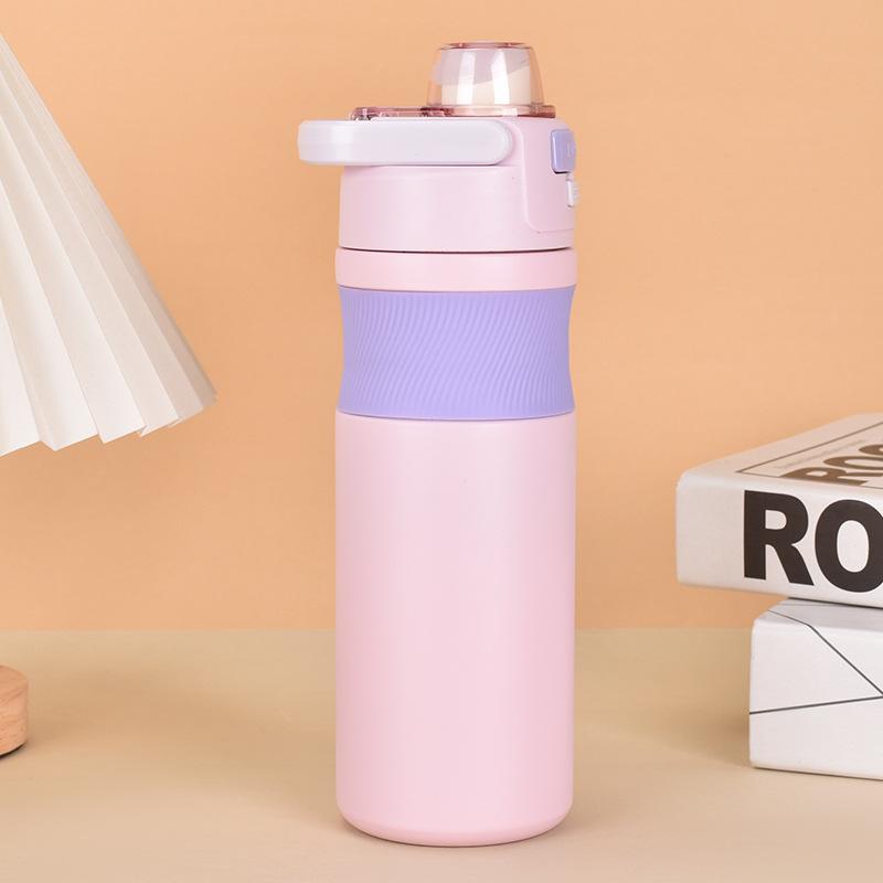 Nový 304 nerezový odrážecí kryt vakuový pohár pro studenty Venkovní přenosný přenosný sportovní pohár