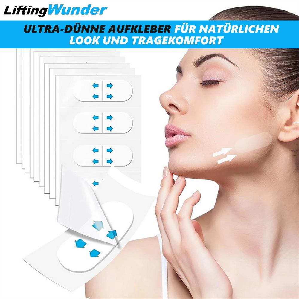 LIFTINGWUNDER Face Lifting Tapes Unsichtbare Face-Lifting Gesichtsaufkleber 60St
