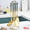 Stainless Steel Kitchenware Seven-piece Kitchen Household Hot Pot Spoon Colander Soup Spoon Kitchenware Gift Set