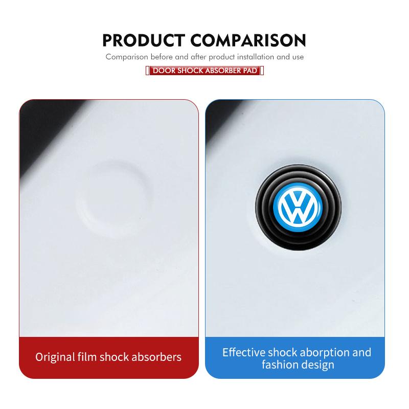 2026 Hot For Volkswagen VW Car Door Shock Absorbing Cushion Sound Insulation Anti-shock Pad For Volkswagen Polo Jetta Sagitar Ma
