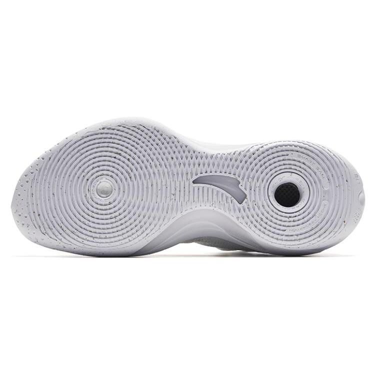 New Anta KT8 KT 8 Anti Slip Wear Resistant High Top Nitrogen Technology Basketball Shoes Men's White Gold 112331101-4