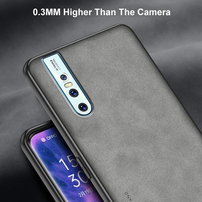 Luxury PU Leather Case For Vivo V15 Pro V9 V17 Neo V7 Plus Cover Matte Protection Silicone Phone Case For Vivo 1907 Y85 Y71 Y79
