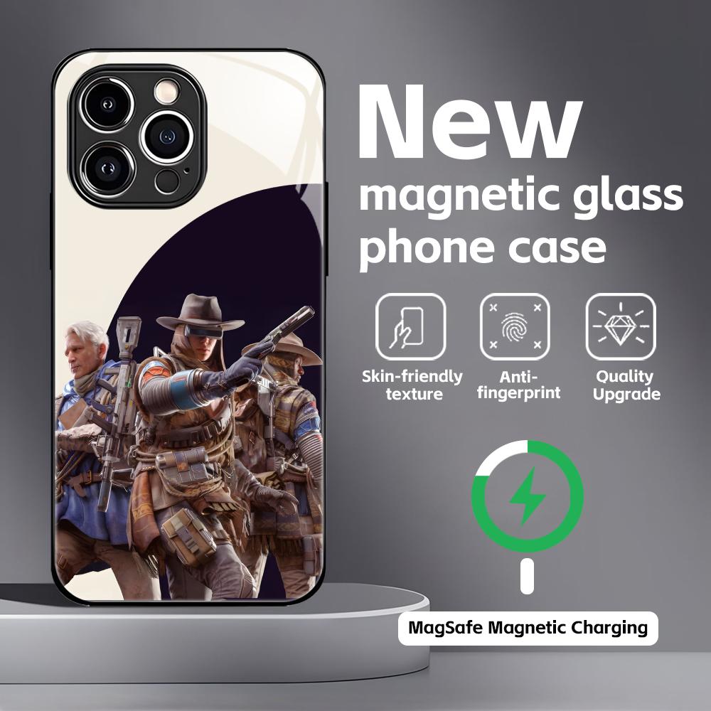 HOT GAME ARC Raiders Phone Case For iPhone17 16 15 14 13 12 11 X XR XS 8 Plus Mini Pro Max Glass Magnetic Case