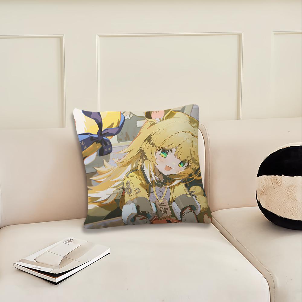 Game Zenless Zone Zero Ju Fufu cushion cover Pillow Cover Decoration Room Home Sofa living Office Car Nordic Simplicity