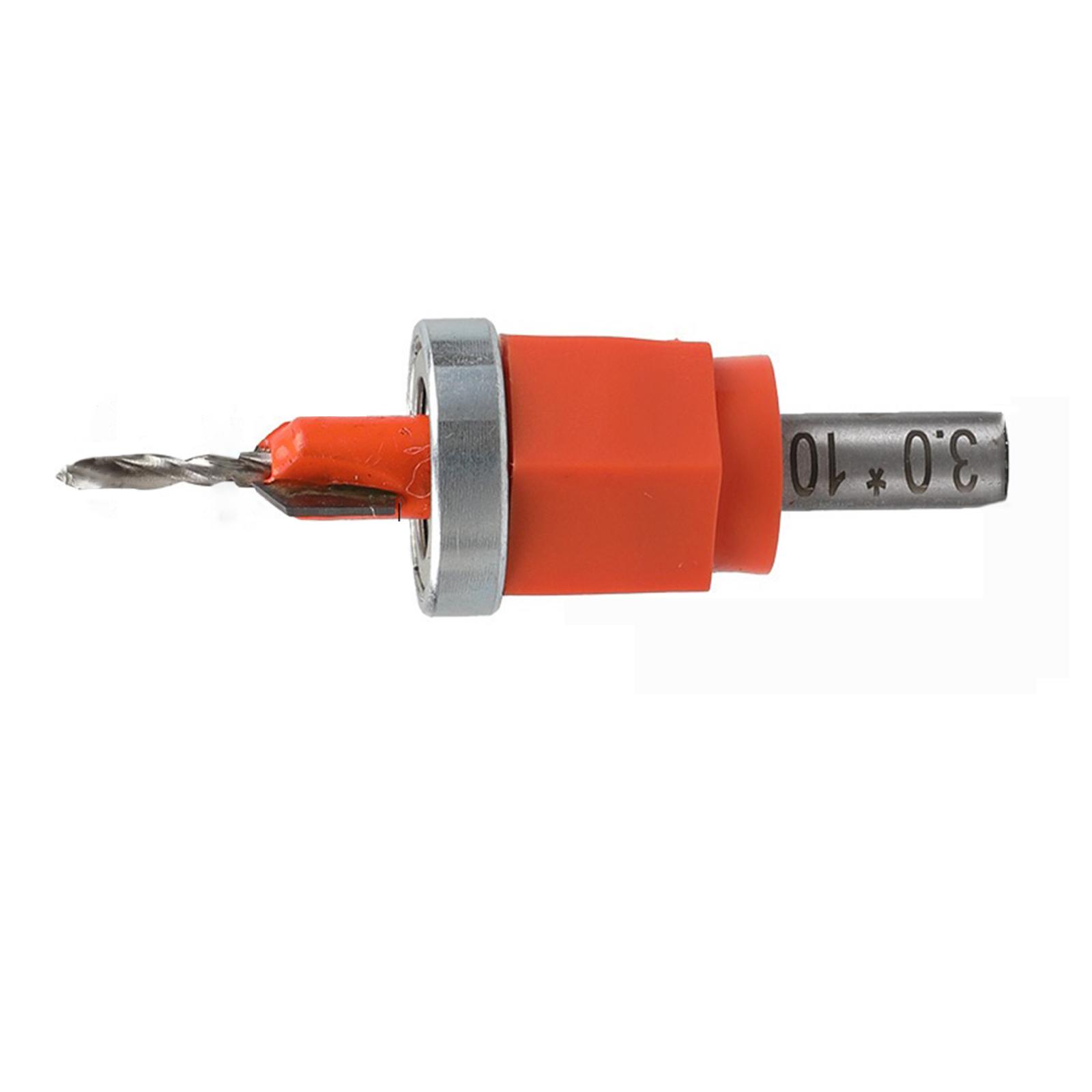 

Регулируемый набор сверл-зенковок, подходит для профессиональной деревообработки, инструмент для точной установки винтов с ограничителем глубины 4