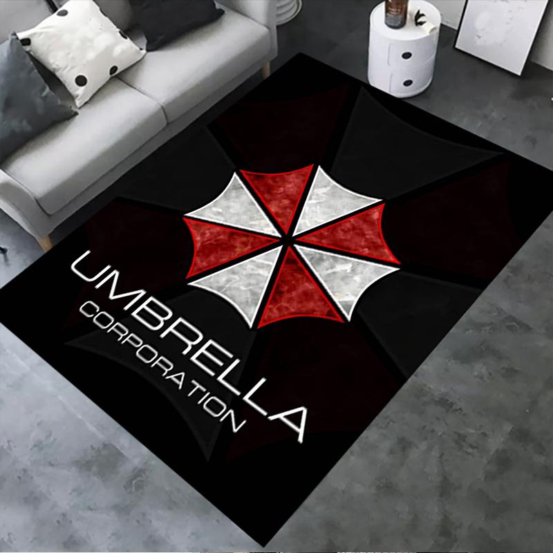 Resident Evil Carpet Rug for Living Room Bedroom Home Sofa Decoration,Kids play Non-slip Floor Mat