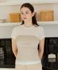 YUPPE Wave Knit Bustier_Beige