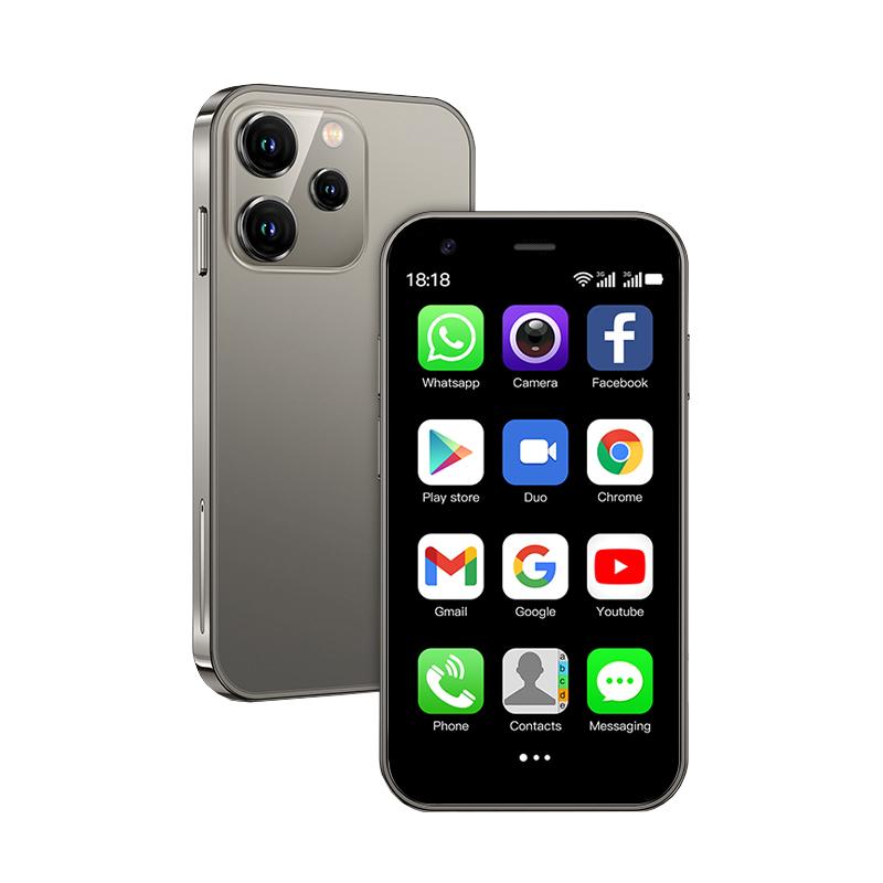 

Мини-смартфон SOYES XS15, 3,0-дюймовый дисплей, Android 8,1, 2 ГБ ОЗУ, 16 ГБ ПЗУ, две SIM-карты, Play Store, мобильный телефон 3G 2GB&16GB серый