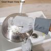 Waterproof And Heat-resistant, Thickened Silver-thread Dishwashing Gloves, And Wear-resistant Kitchen Cleaning Brush.