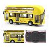 Premium Quality Double-decker Tour London City Bus Pull Back Car Kid Toy With Sound And Light