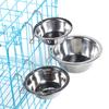 Coop Cup with Wire Hook for Dogs Cats Rabbit Bird  Animals in Crate Cage Durable
